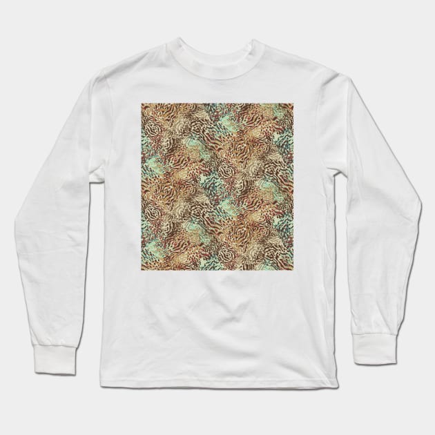 various and intertwined animal skin Long Sleeve T-Shirt by rlatnwls